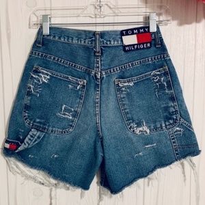 Vintage Tommy Hilfiger Distressed Denim Shorts